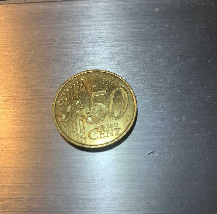 Moeda de 50 cêntimos, francesa , rara e valiosa de 1999