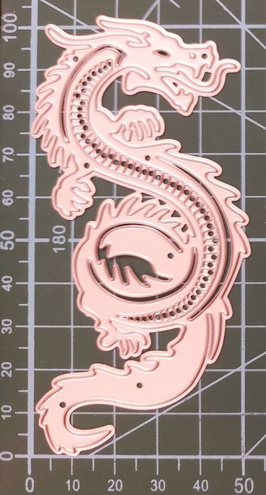 4324. Wykrojnik smok scrapbooking