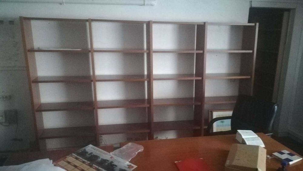 Conjunto escritorio madeira maciça