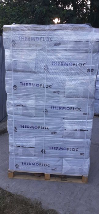 Izolacja cieplna, włókna celulozowe do ręcznego docieplania Thermofloc