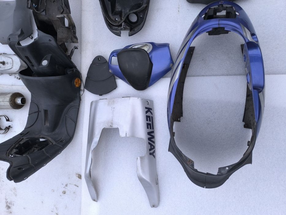 Keeway Hurricane Plastiki, owiewki, kufer