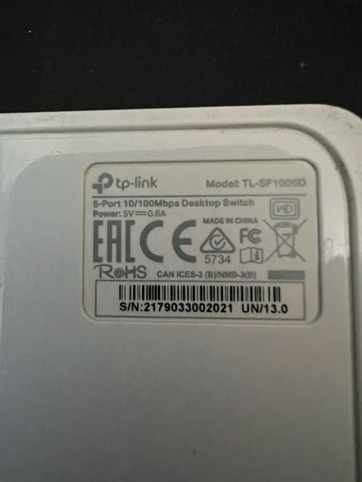 Switch Tp-link 100Mbps