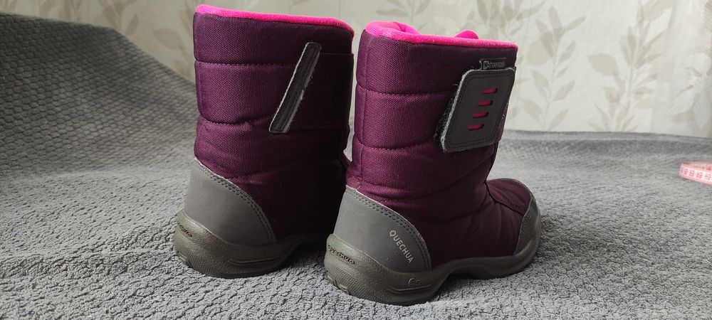 Термоботинки для дівчинки Quechua 35. За устілкою 22 см.