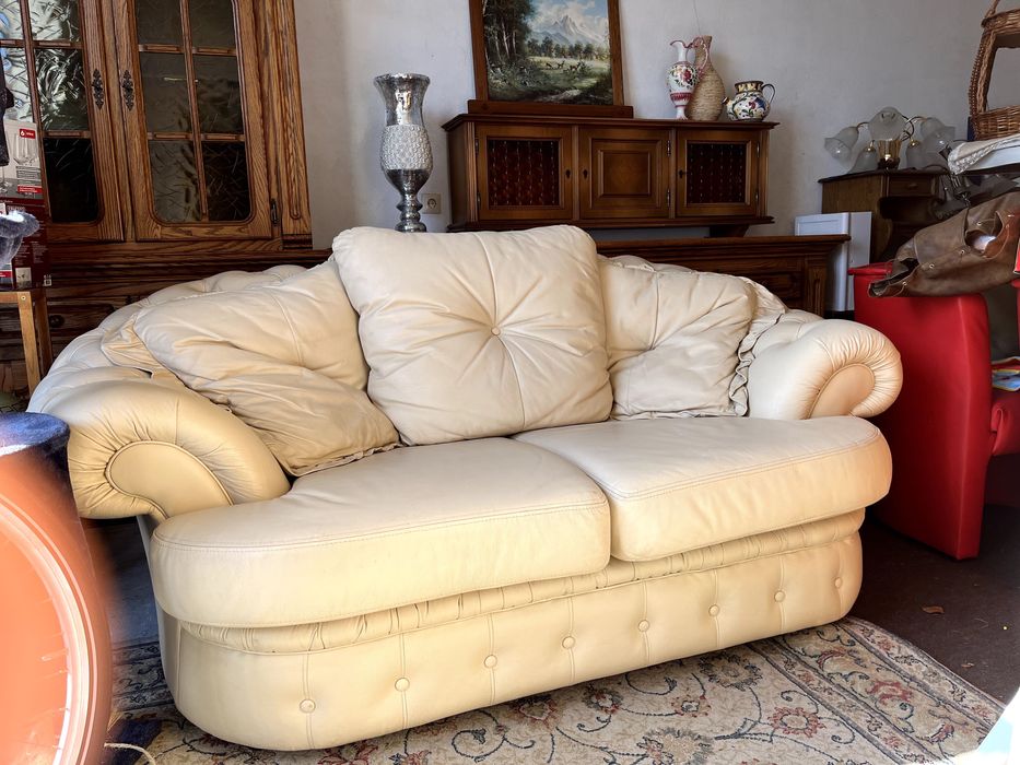 Kanapa, sofa 2 osobowa skórzana