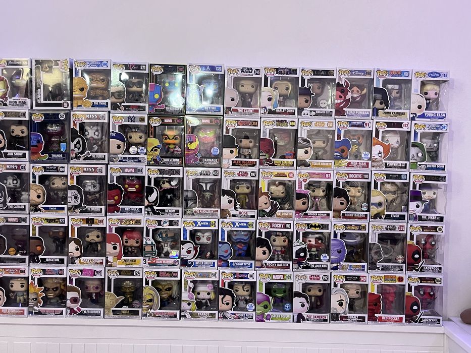 Funko pop:Marvel; KISS; Star wars; Batman; Dragon ball;pokemon