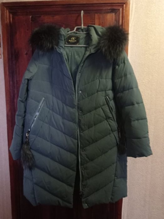 Тепле пальто біопух,натуральне хутро