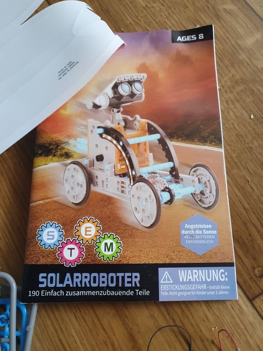 Sillbird zabawka edukacyjna robot solarny 190 elementow