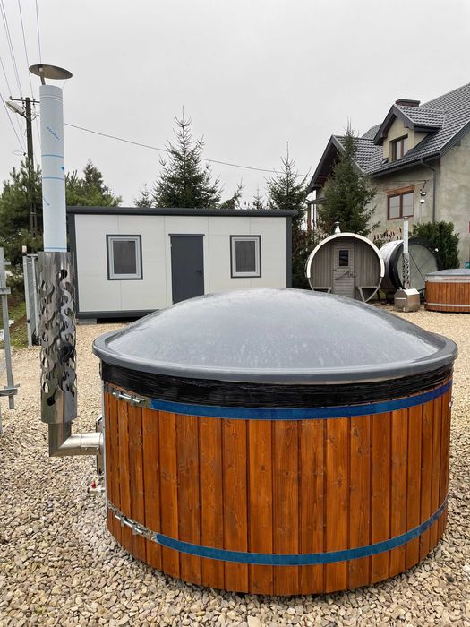 Balia Ogrodowa z Hydromasażem Hot Tube Gorąca Beczka