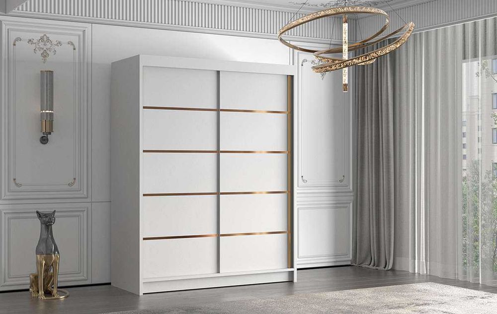 Szafa przesuwna garderoba DELTA 4 150cm 5 kolorów