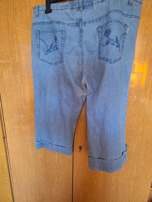 Damskie spodenki jeansowe,duży rozmiar.