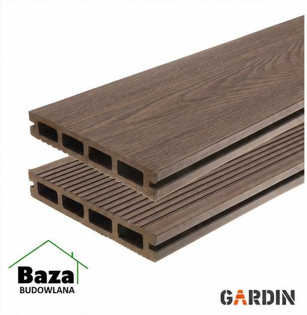 Deska kompozytowa tarasowa Gardin Natur Orzech Włoski 23x146 3m/4m/5m Promocja !