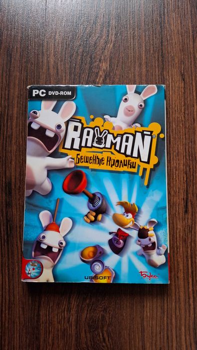 Бешеные кролики Rayman диск PC DVD Rom игры для ПК