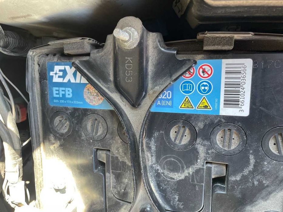 Акумулятор Exide EFB 60Ah 520A Start-Stop, робочий, стан хороший