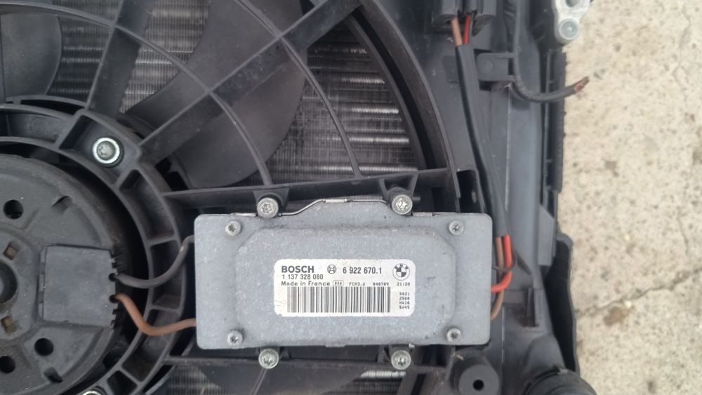 BMW E46 lift n46 chłodnice wody klimatyzacji wentylator komplet
