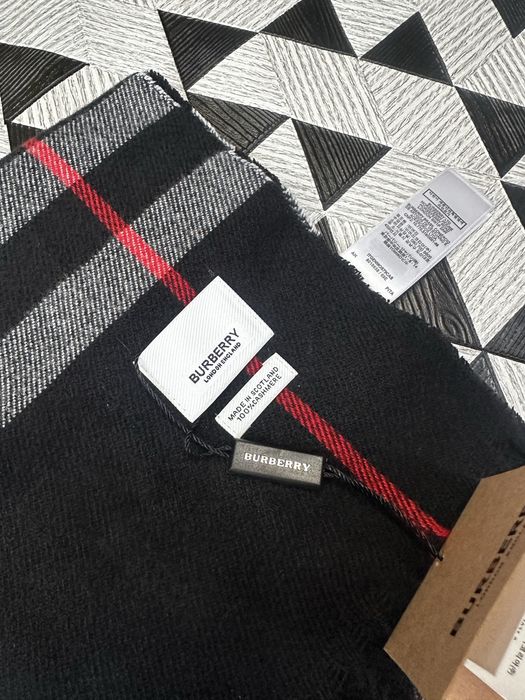 ! НОВІ ! Шарфи Burberry, чорний колір, барбери шарф, бурбері, шарф чол
