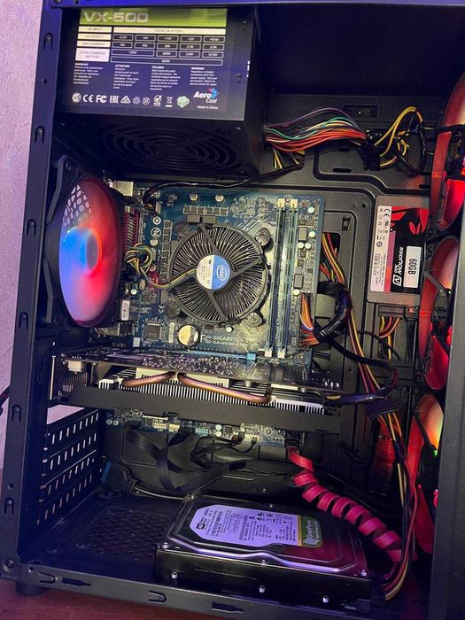 Ігровий ПК GTX 1060 Комп'ютер 4 ядра / 16GB RAM Системний блок 500GB