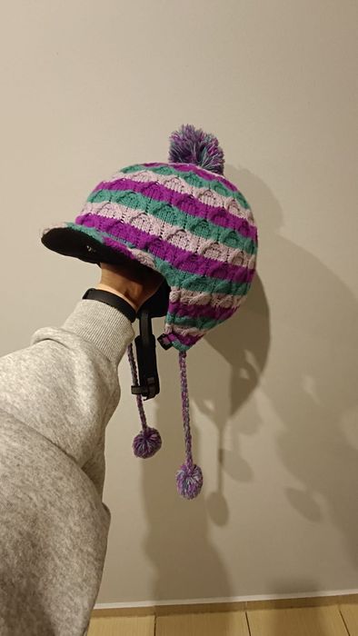 ALPINA – kask narciarski + czapka zimowa | super stan