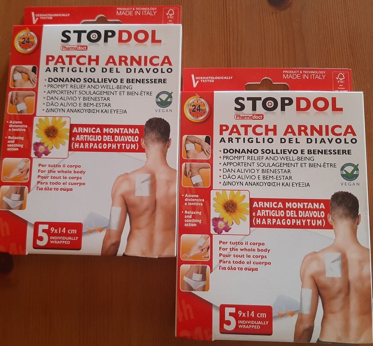 STOPDOL Emplastros e Spray de Arnica Montana