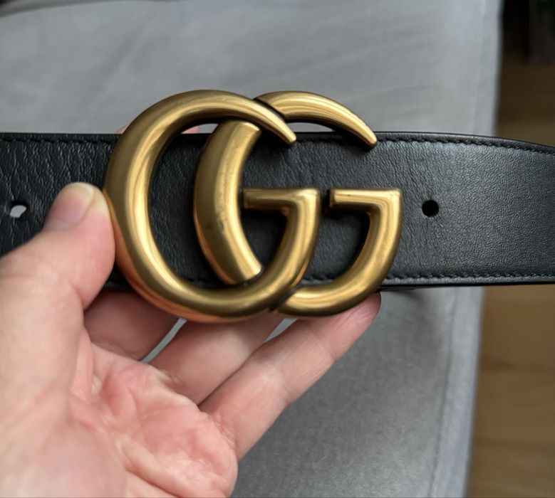 Шкіряний пояс Gucci