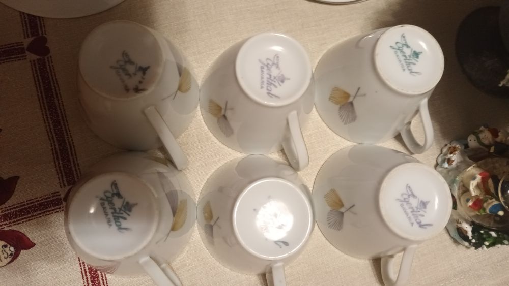 Кавові чашки з блюдцями.Порцеляна.Баварія.