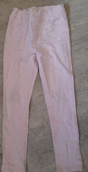 Legginsy różowe rozm.110-116