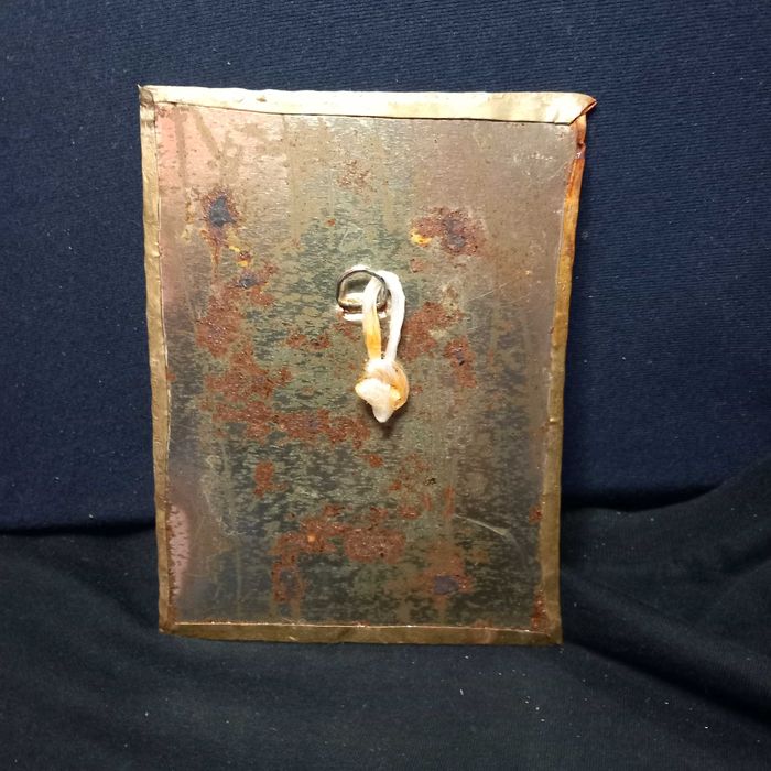 Espelho moldura em latão