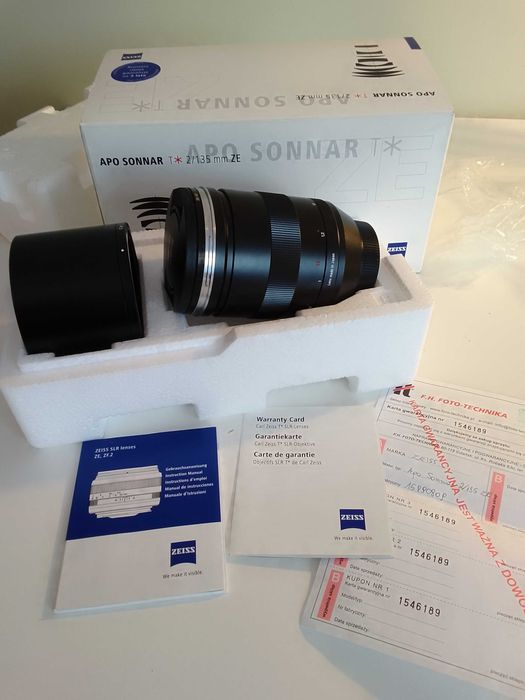 obiektyw Zeiss APO Sonnar 2/135 ZE