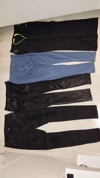 Spodnie jeansy, leginsy