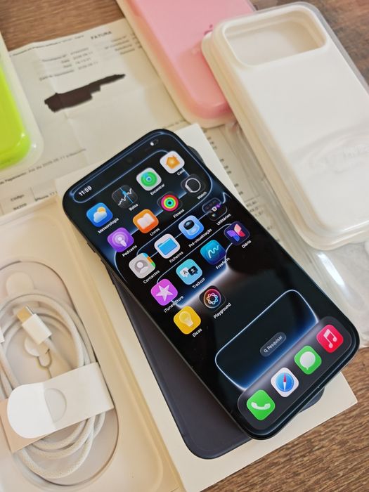 iPhone 17 Pro Max  6.9" 256GB Azul Seminovo C/Garantia  Aceito Ret