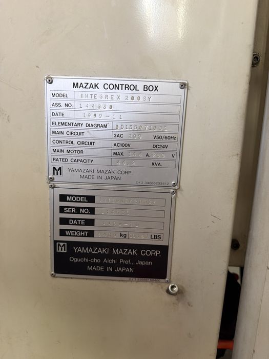 Верстат токарно-фрезерний Mazak Integrex 200 SY