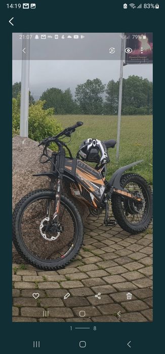 Okazja.rower elektryczny mocny falcon  pprzewiniety silnik
