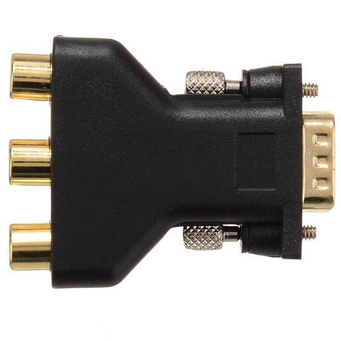 Кабель VGA RCA + S-video монітор тюльпани для T2 приставка дисплей