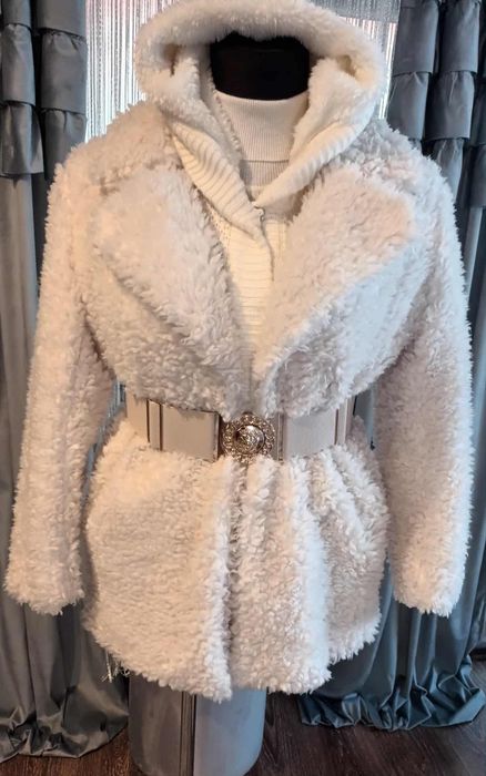 Kurtka, płaszczyk futerko miś, baranek