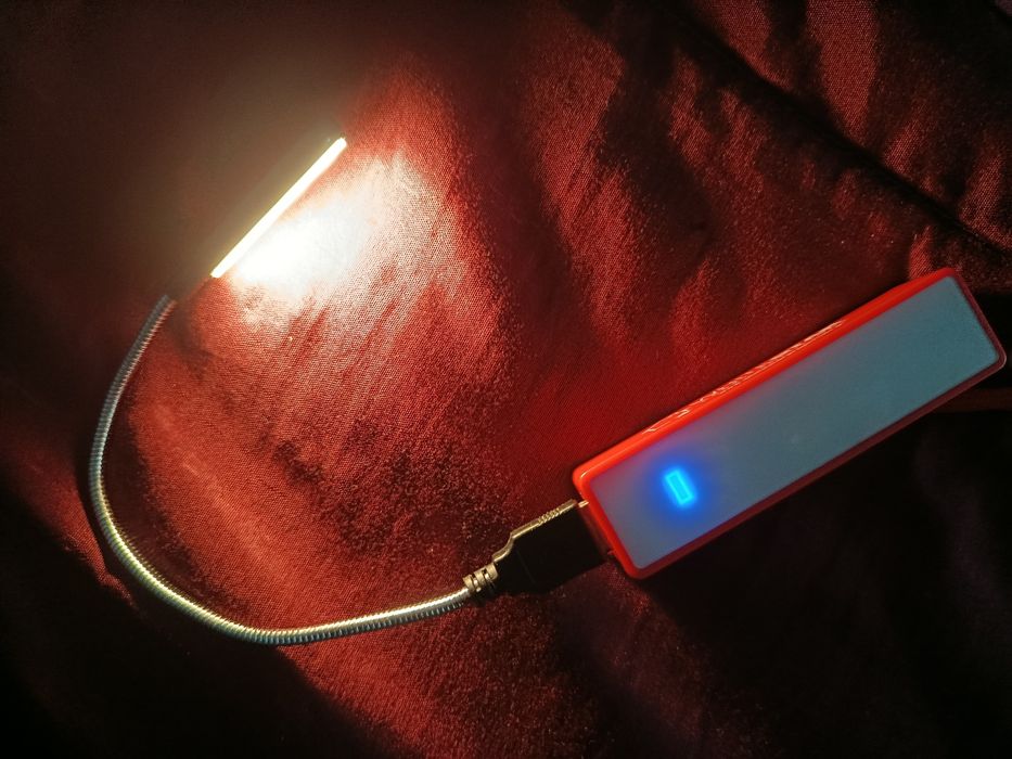 Luz USB flexível