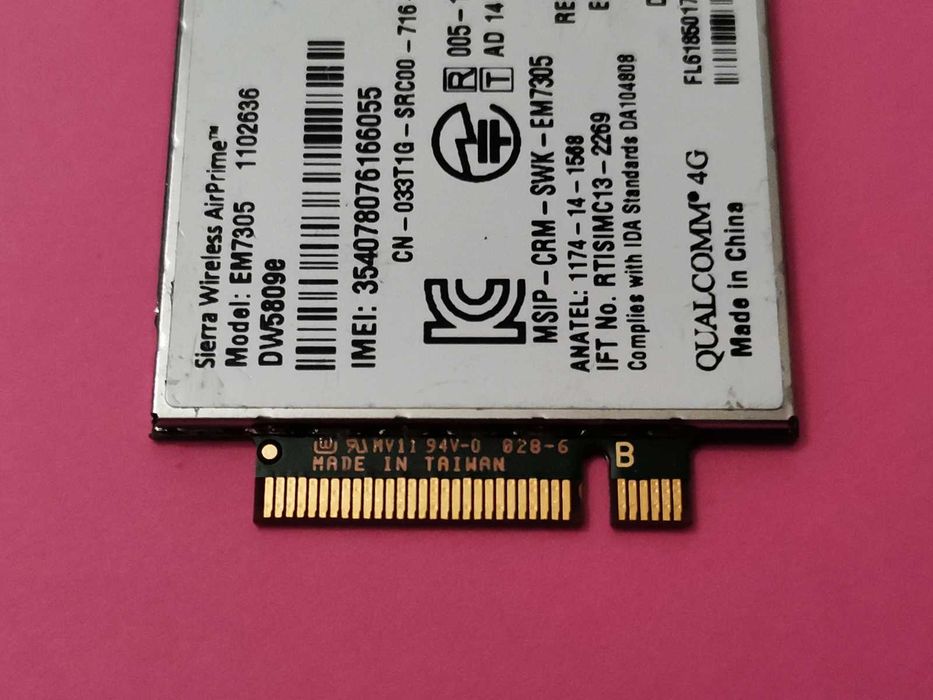 QuaLComm EM7305 33T1G - Karta Sieciowa WiFi