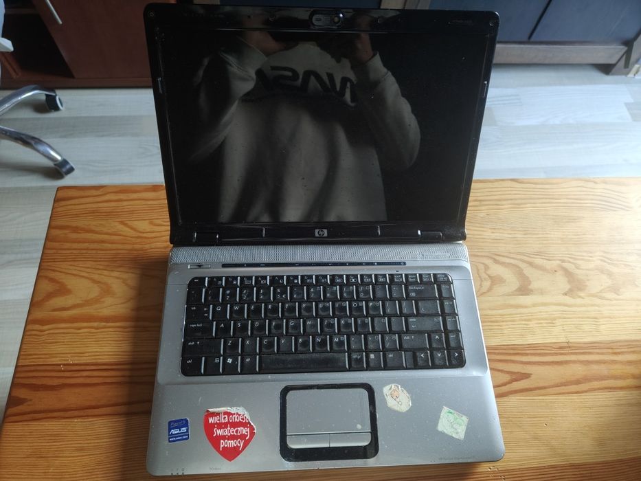 Laptop HP uszkodzony