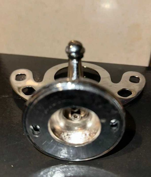 Porta-copo e escova de dentes cromado