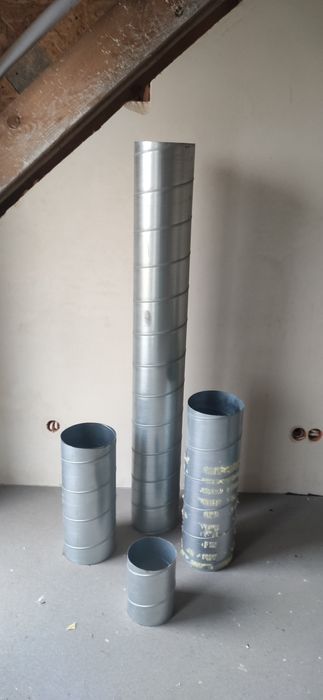 Rury spiro nyple kolana