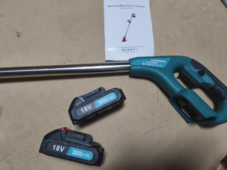 Kit aparador cortador de relva sem fios Mawiron Cropper