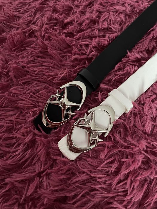 Ремінь з пряжкою зірка унісекс (PU шкіра) y2k sk8