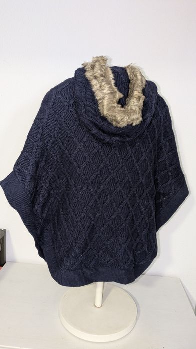 Poncho Tiffosi azul 13-14 anos