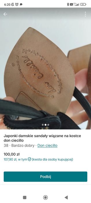 Japonki klapki damskie don ciecillo