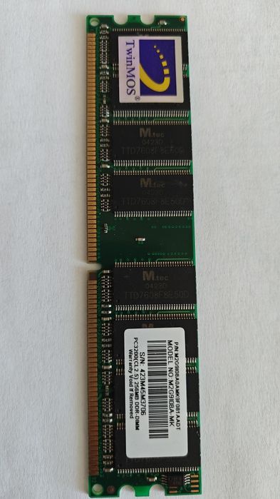 Оперативна пам'ять DDR 1 twinMos 256Mb