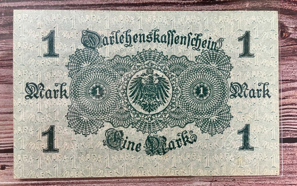 1 marka (Reichsmark) 1914 rok - Cesarstwo Niemieckie - stan aUNC - #12
