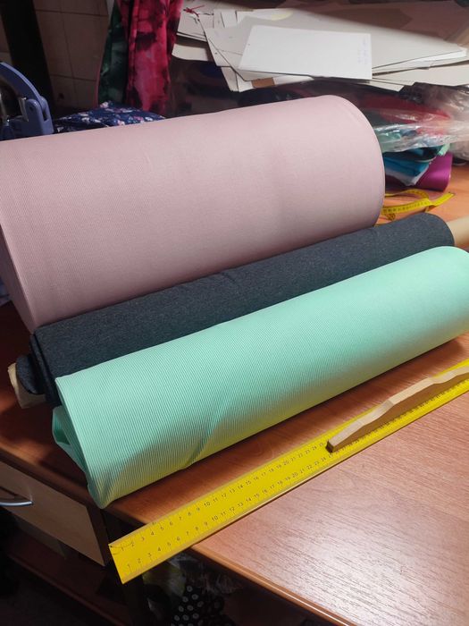 Bawełniany ściągacz w rękawie prążek 10m