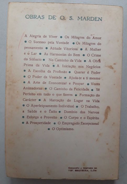 Livro PA-3 - O. S. Marden - O Crime Do Silêncio