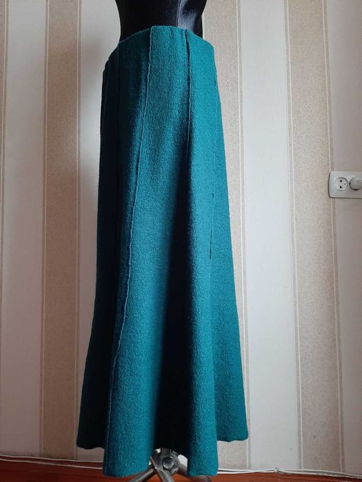 Спідниця міді\максі, НОВА, демі. 100% вовна.