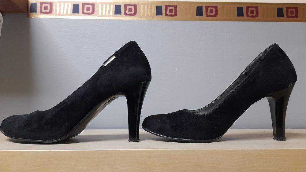 Buty na obcasie czarne
