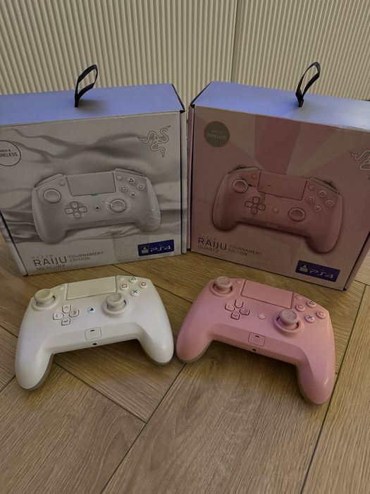 Pad ps4 i PC Razer raiju quartz i mercury tournament edition