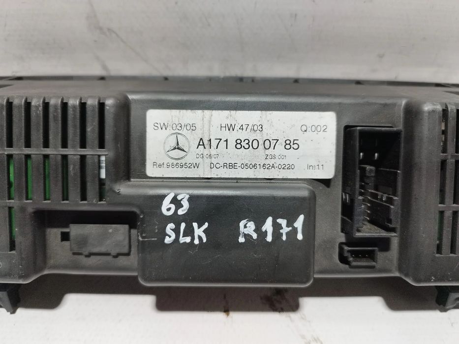 DISPLAY SOFAGEM COMANDO CHAUFFAGE AR CONDICIONADO MERCEDES SLK R171